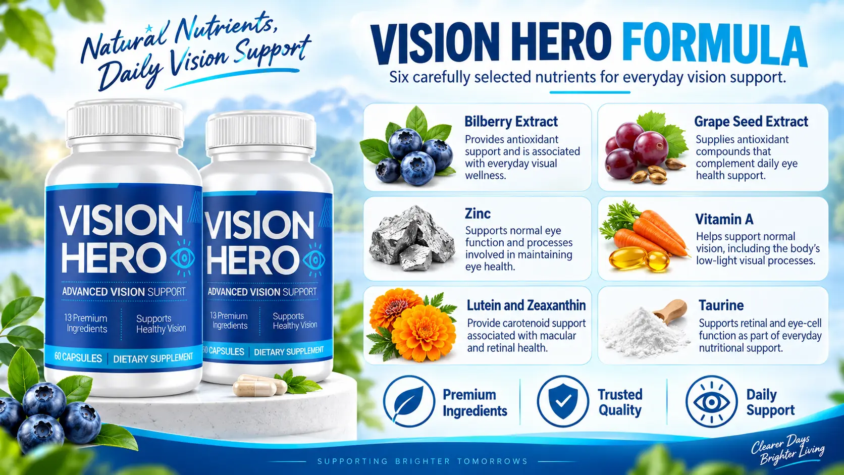 Vision Hero formula presentation